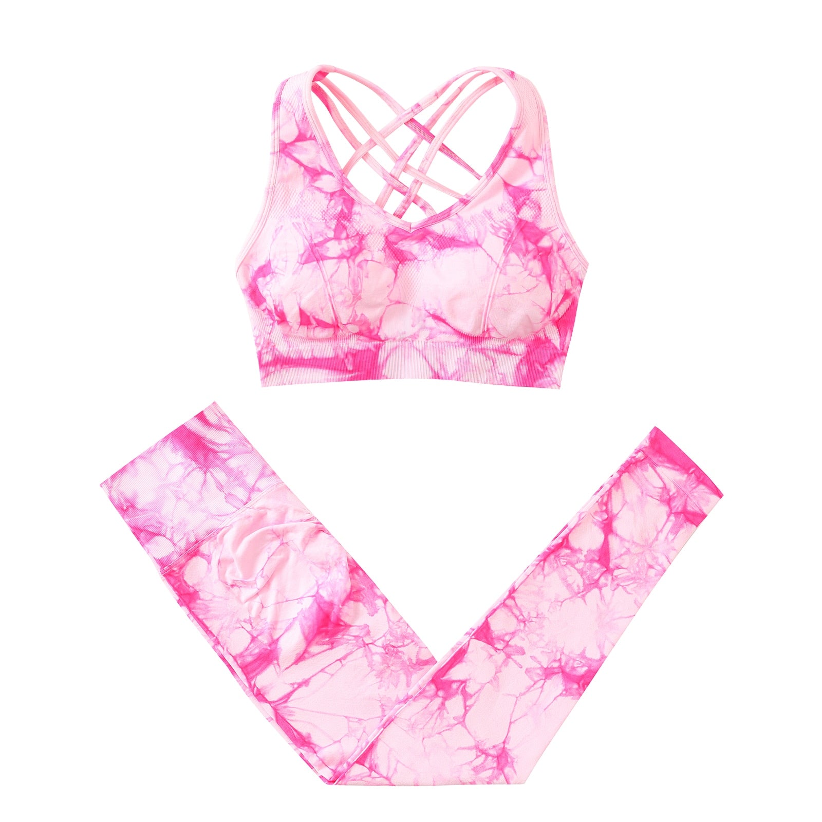 Women Sexy Tie-dye Sportswear 2WC-520v08