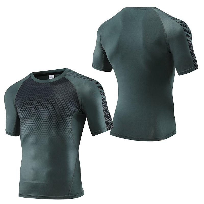 Mens Sport Fitness Compression Shirt A1