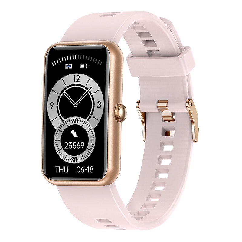 Heart Rate Monitoring Fitness Tracker Pink