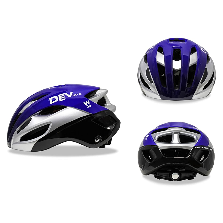 Cycling Ultralight Helmet 036-2 Black DK Blue L 57-61CM