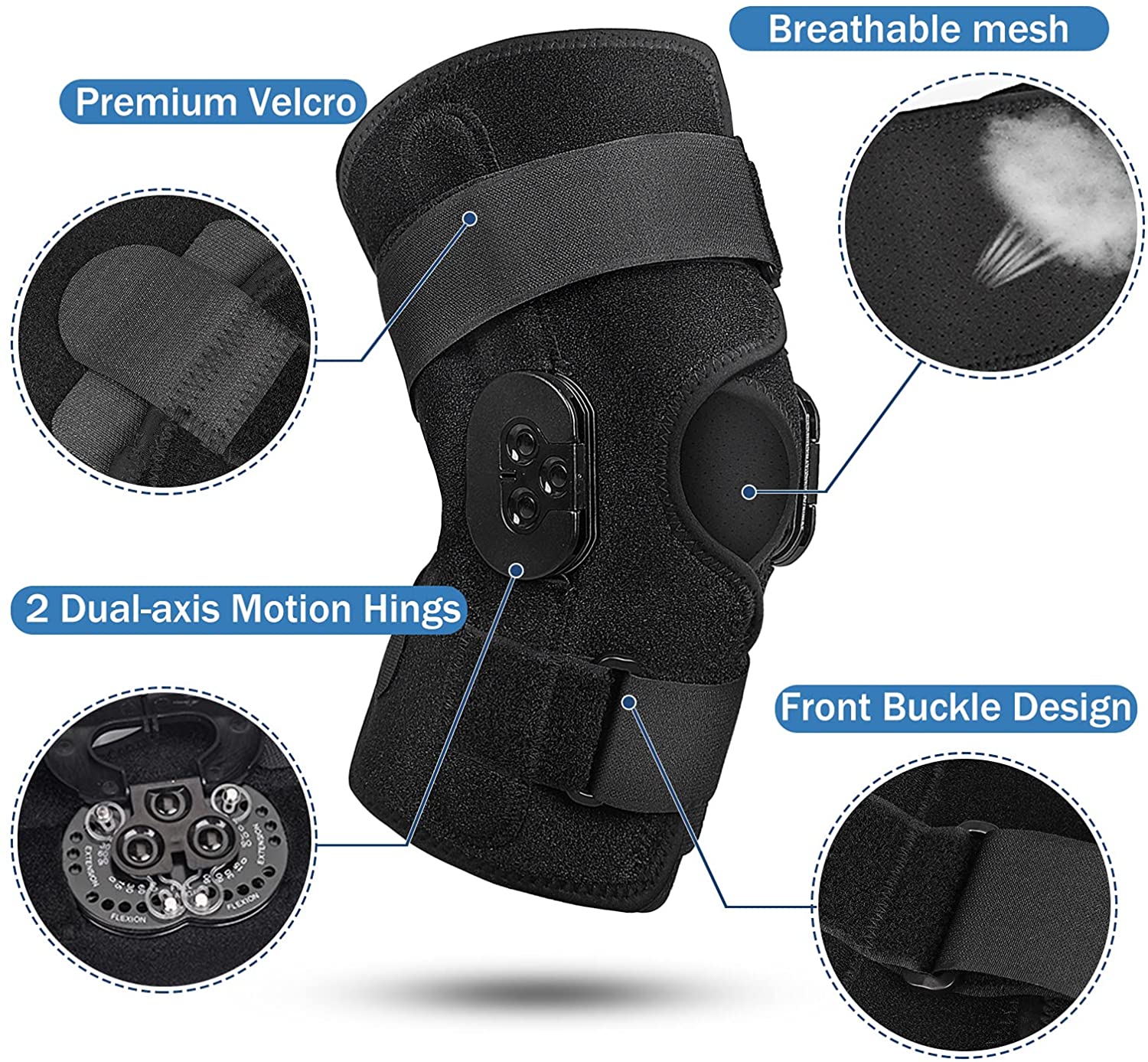 Adjustable Hinged Knee Brace