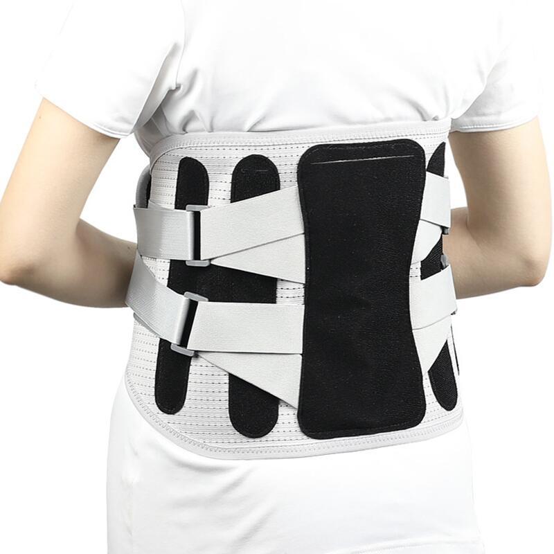 Widen Steel Keel Waist Back Pain Brace Black