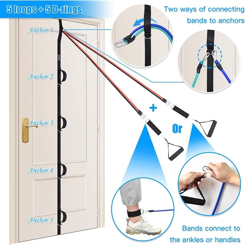 Home Fitness Door Anchor Strap