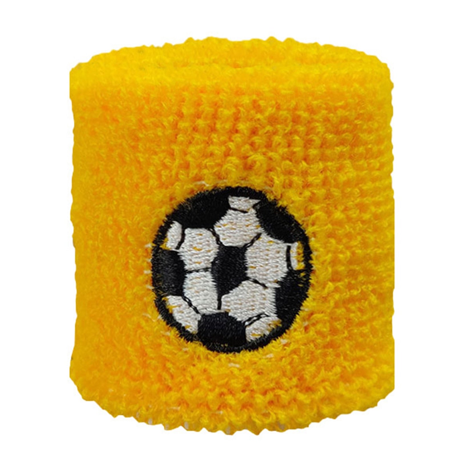 Kids Sports Wristbands Yellow Football