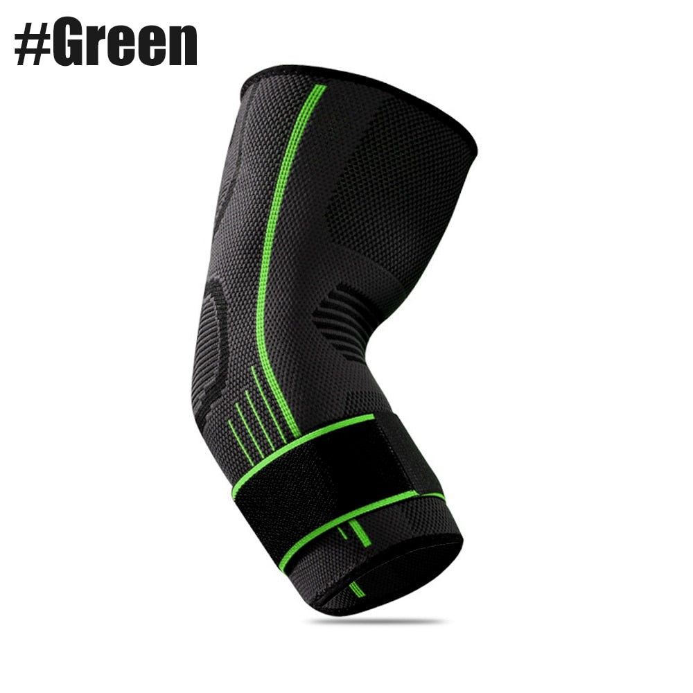 Workout Elbow Support Strap Green