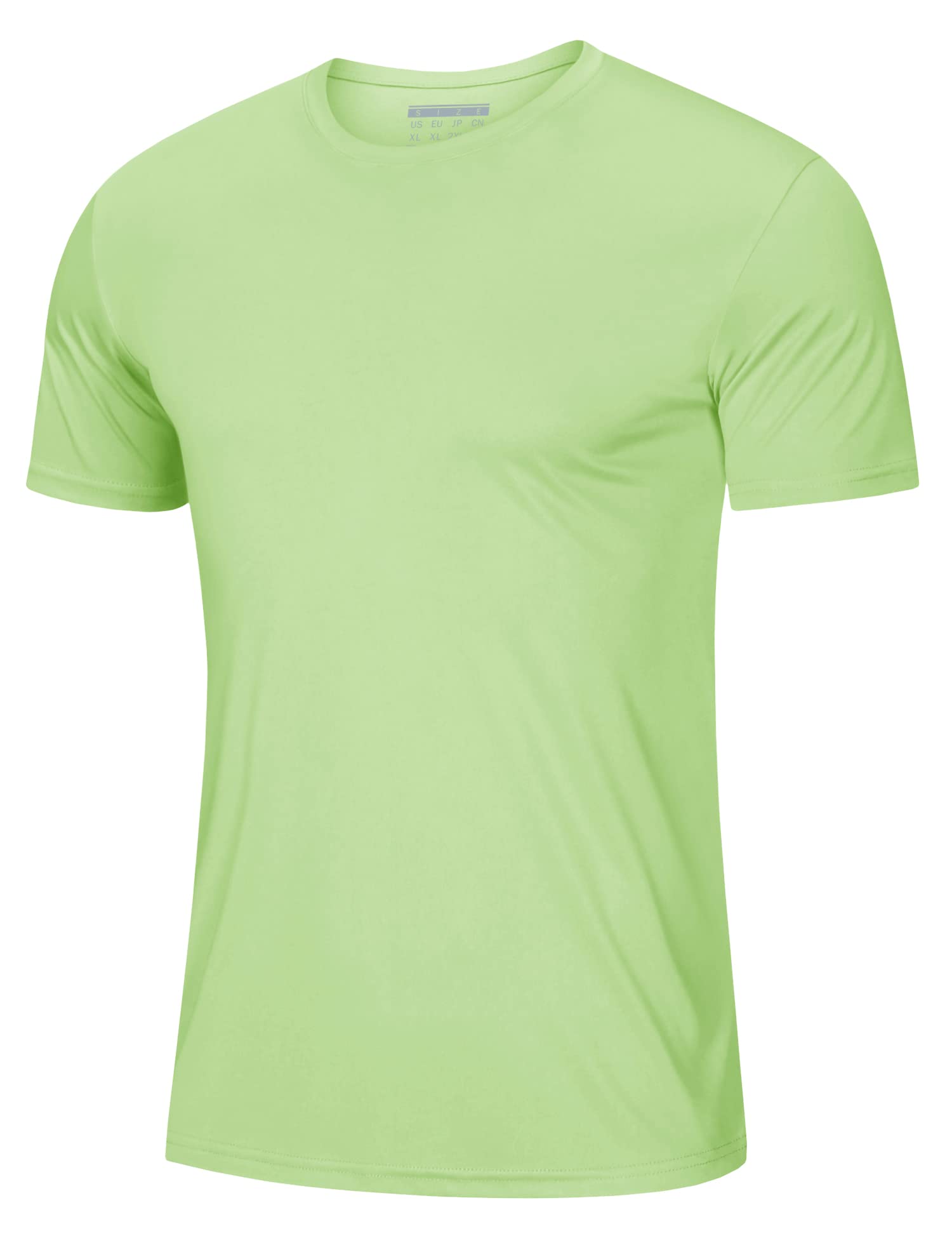 Men's Anti-UV Skin Sun Protection Shirts Light Green