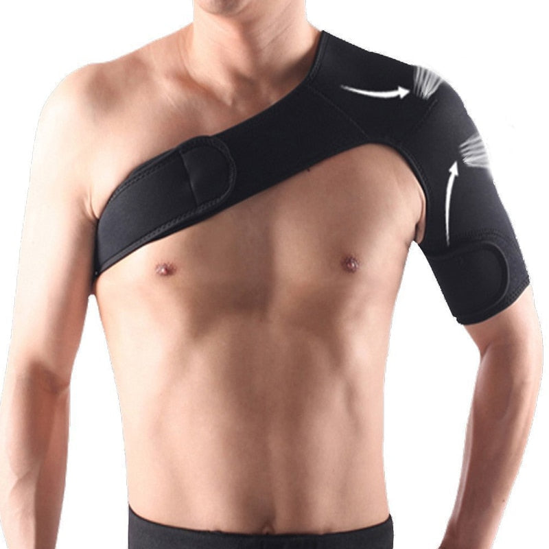 Adjustable Gym Sports Single Shoulder Brace Left Shoulder