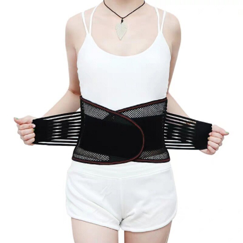 Black Adjustable Waist Trainer Belt