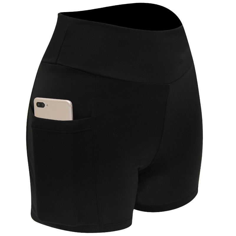 Women's Gym Side Pockets Shorts
