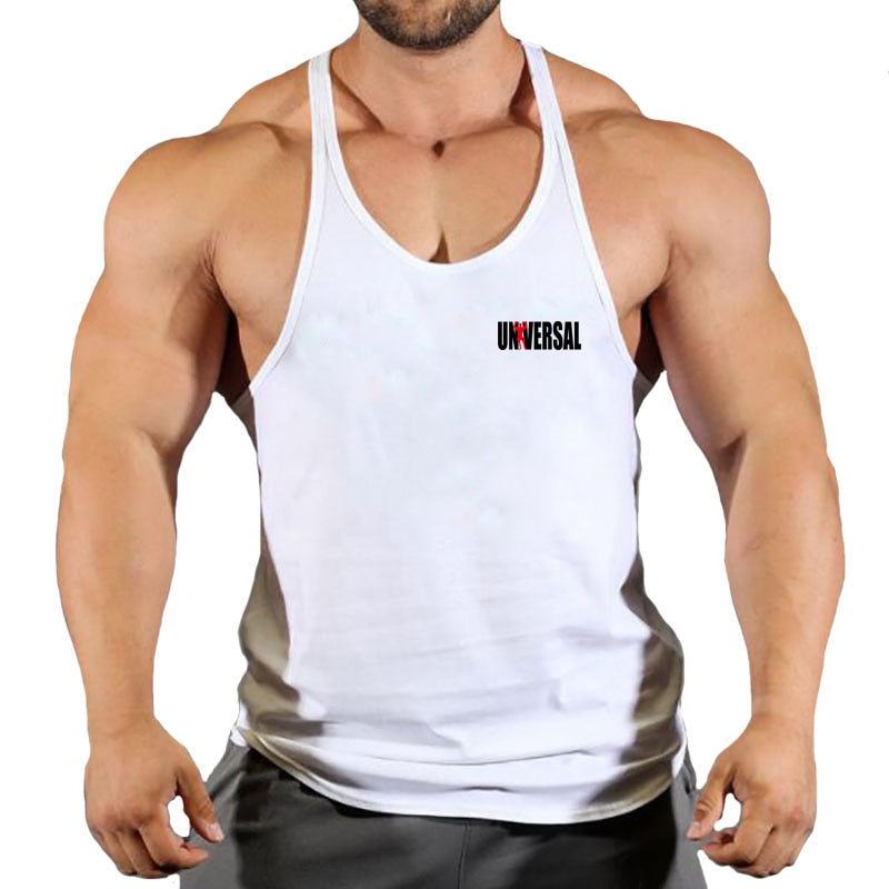 Mens cotton gym tank tops