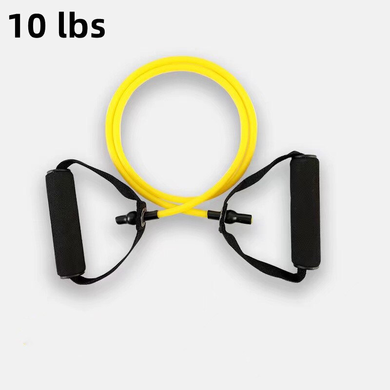 Single Exercise Resistance Bands yellow 10 lbs