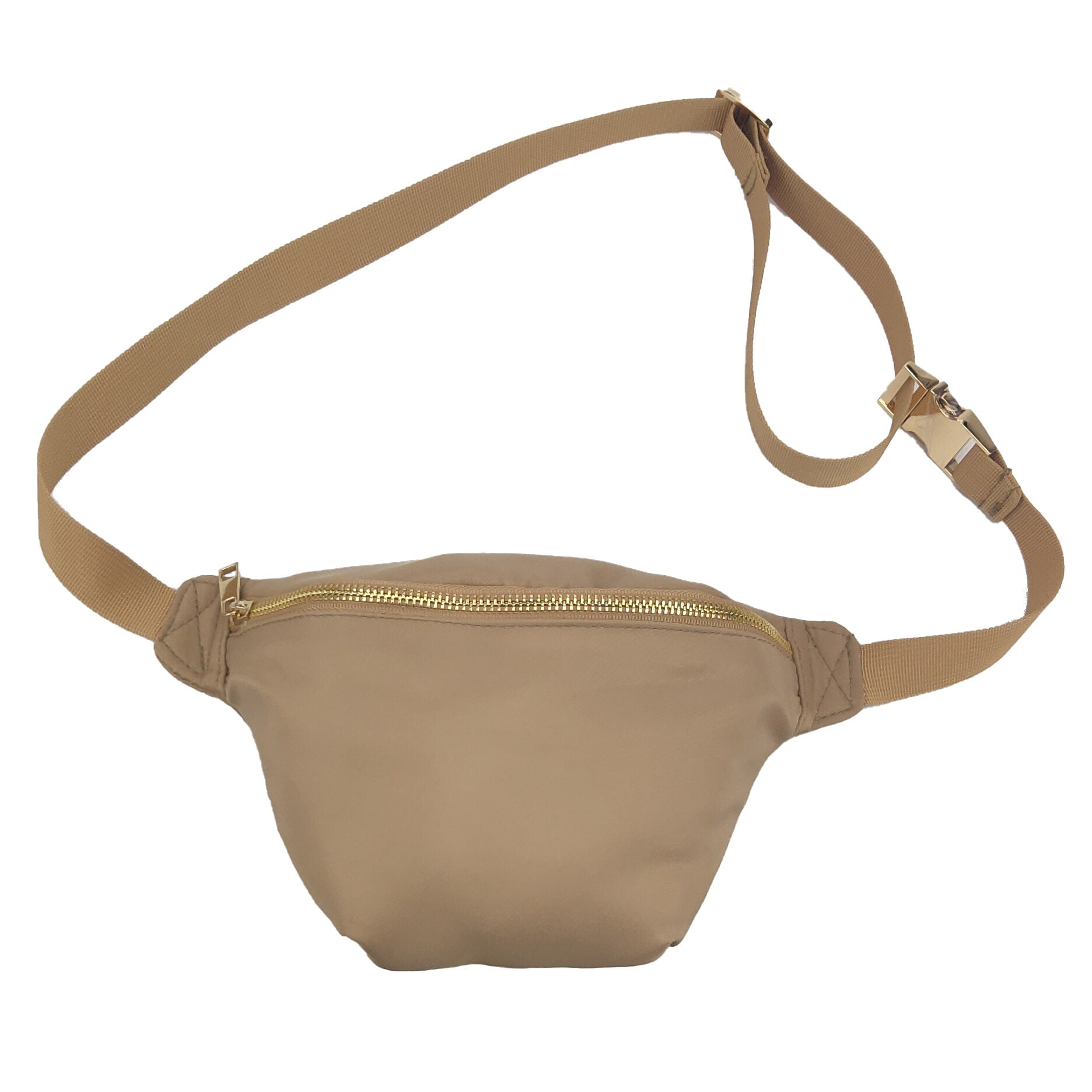 Men Women Sports Fanny Pack Belt Bag Khaki