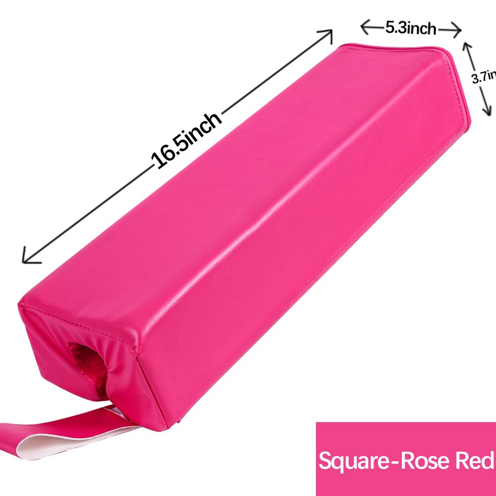 Shoulder Protective Barbell Squat Pad Square-Rose Red