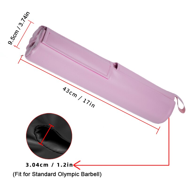 Shoulder Protective Barbell Squat Pad PU-Pink