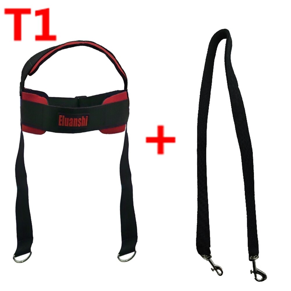 Neck weight lifting with straps T1 cap and sling