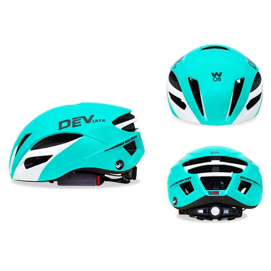 Cycling Ultralight Helmet 008 Blue White L 57-61CM