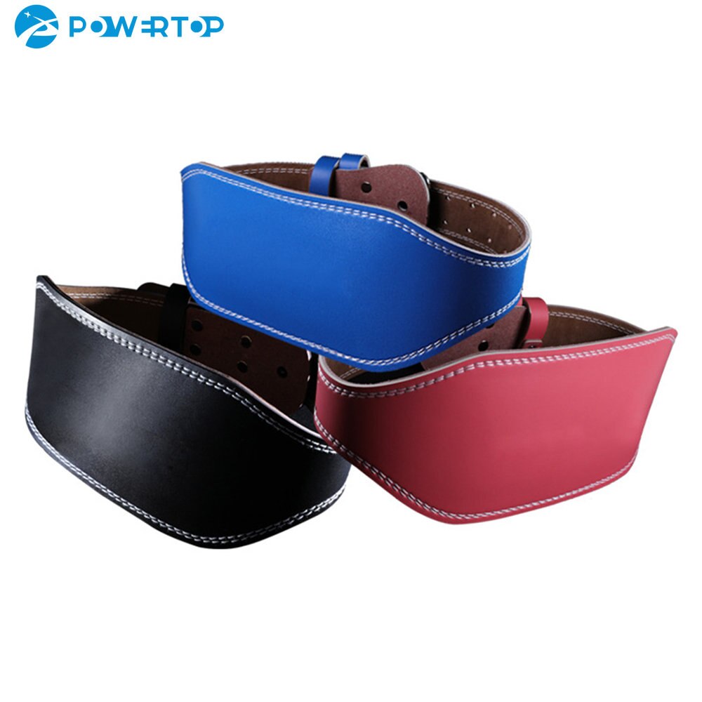 Leather Gym Buckle Weightlifting Belt