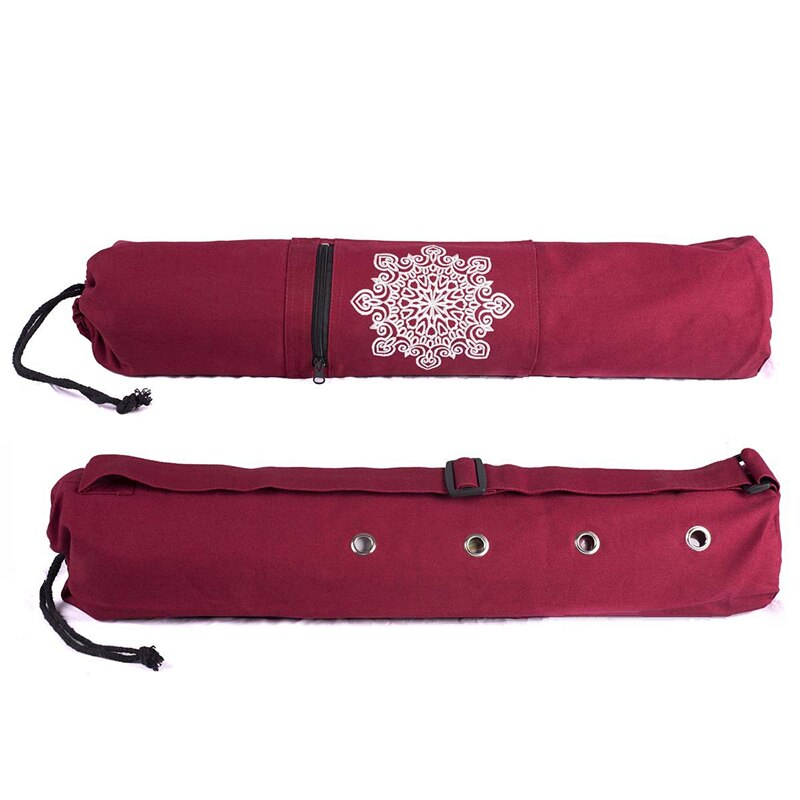 Wear-resistant Canvas Yoga Mat Red