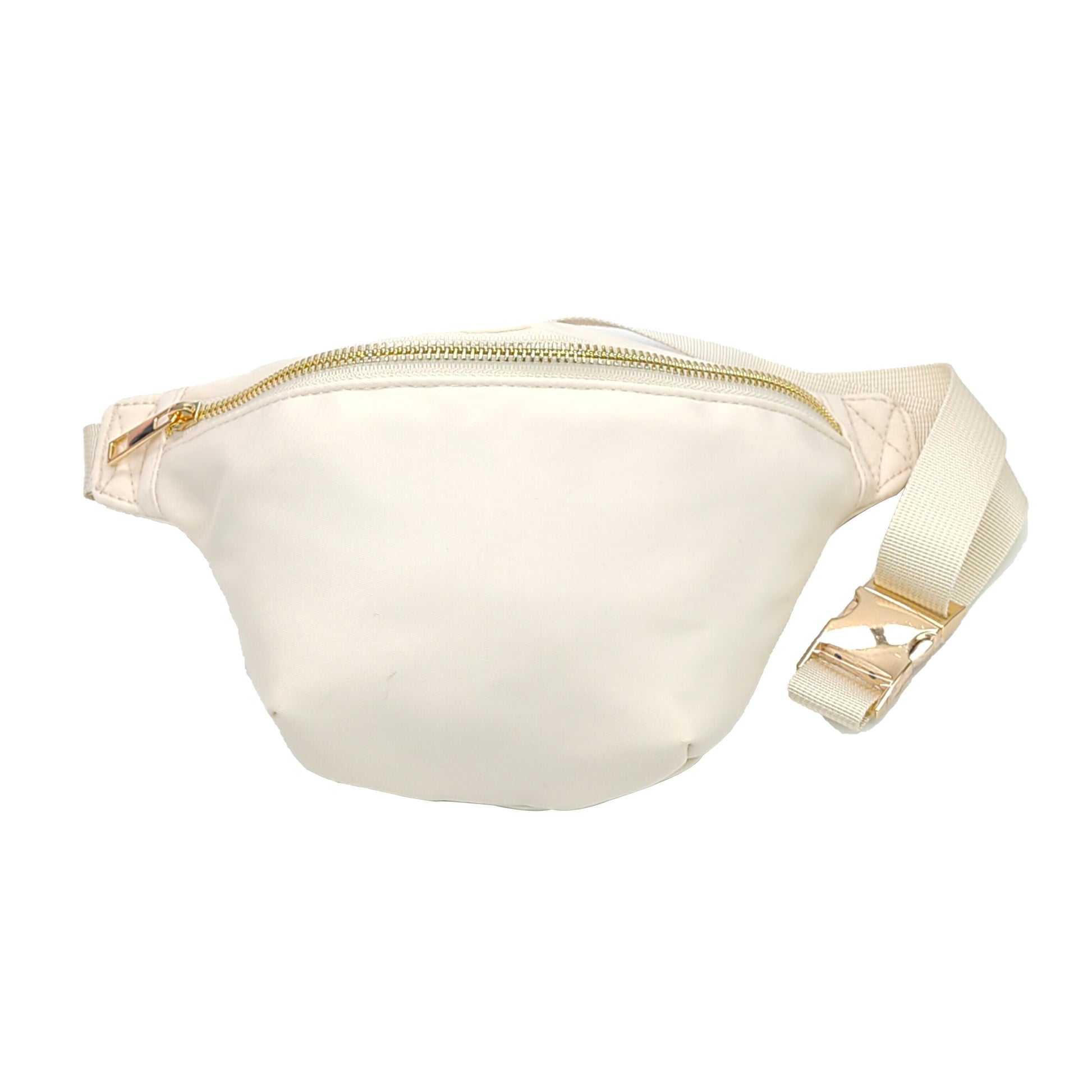 Men Women Sports Fanny Pack Belt Bag champagne