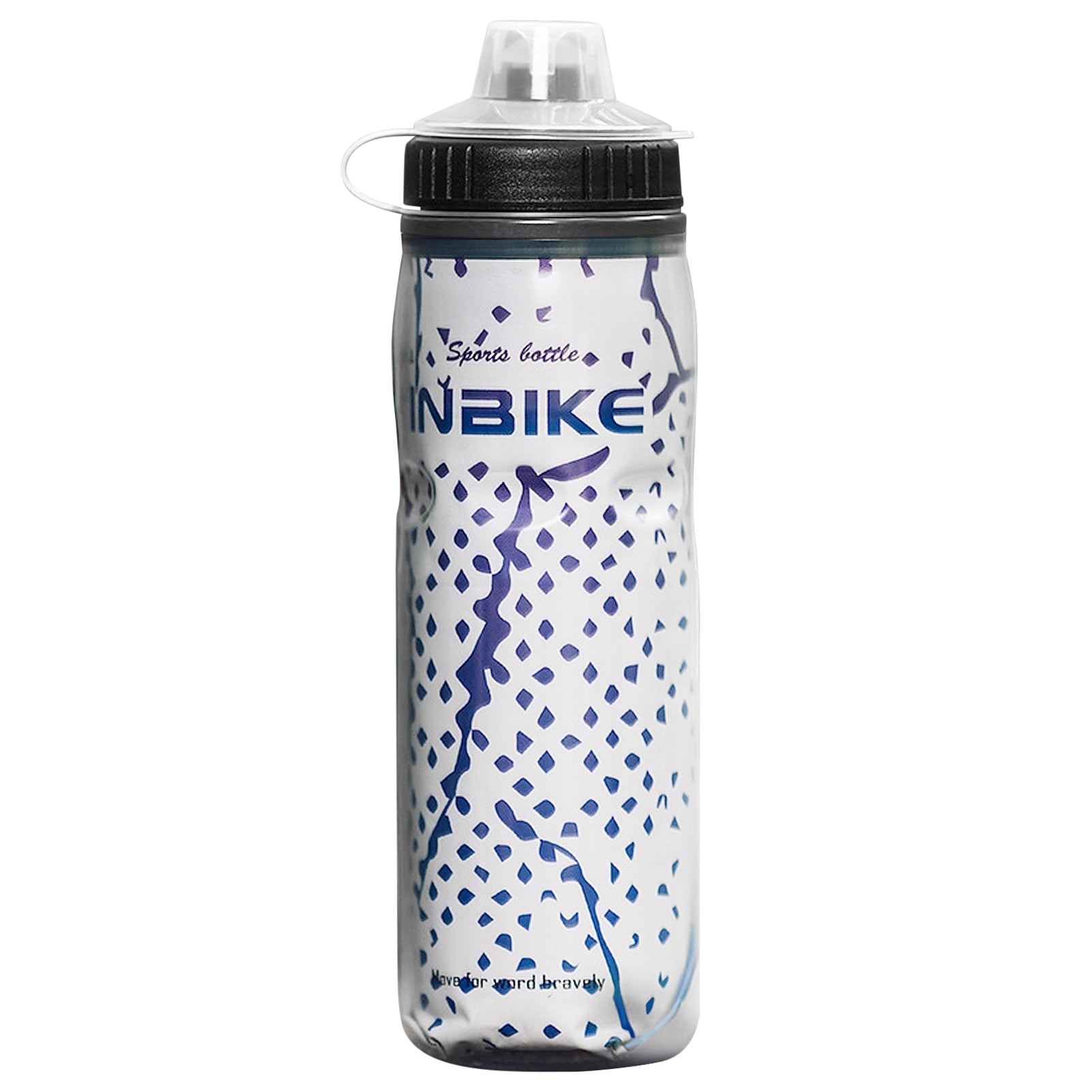 Insulated Mountain Bike Water Bottle Purple