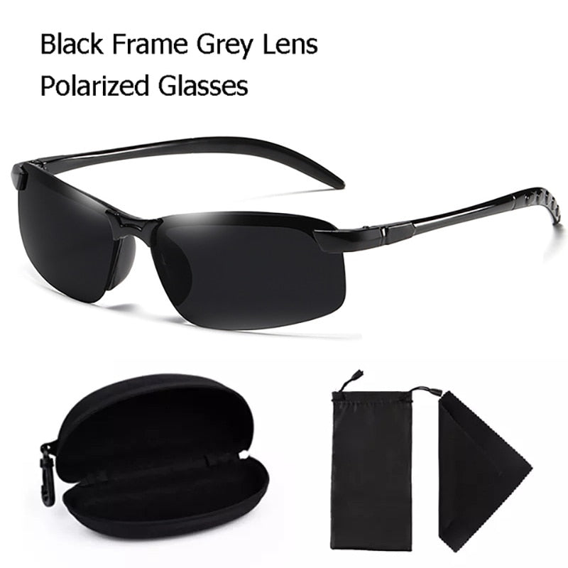 Polarized Fishing Sport Sunglasses Black with box