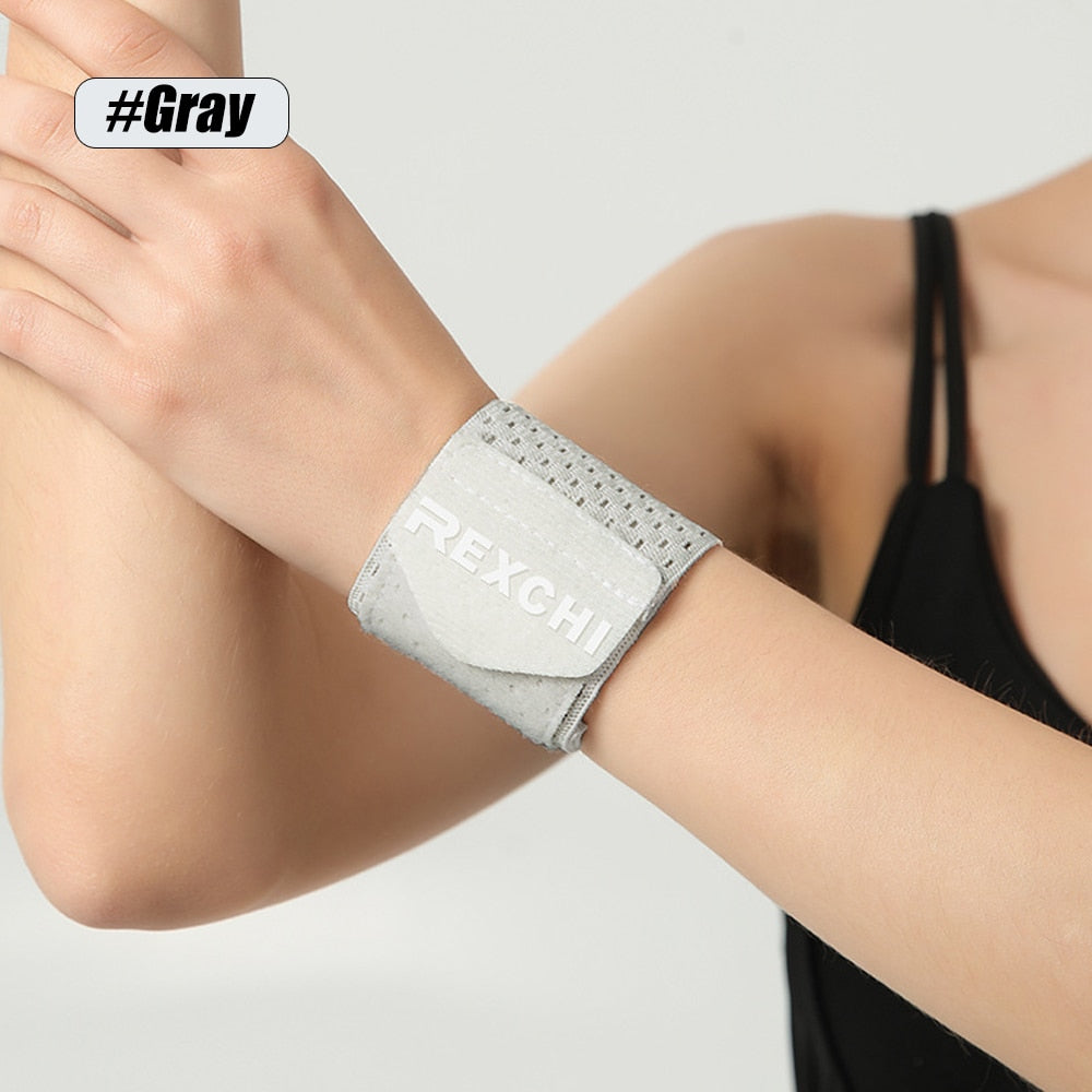 1PCS Breathable Wrist Compression Brace Gray-1Piece