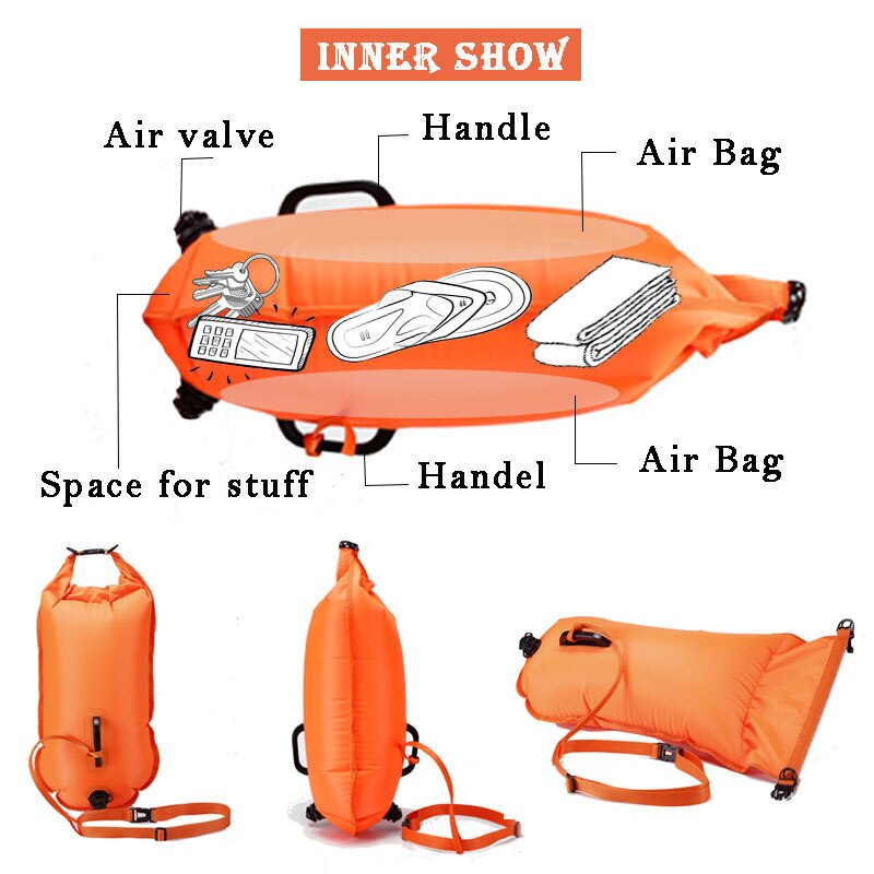 Swimming Buoy Safety Float Air Dry Bag