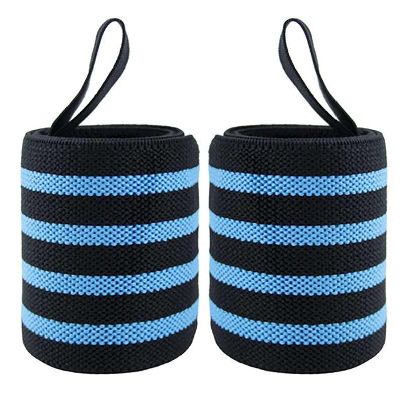 Weight Lifting Gym Wrist Wrap blue-IV free size