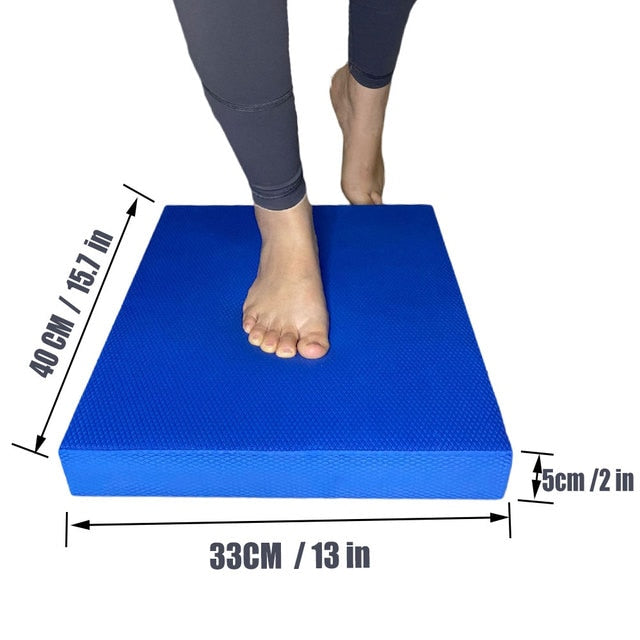 Soft Balance Foam Exercise Pad Blue L