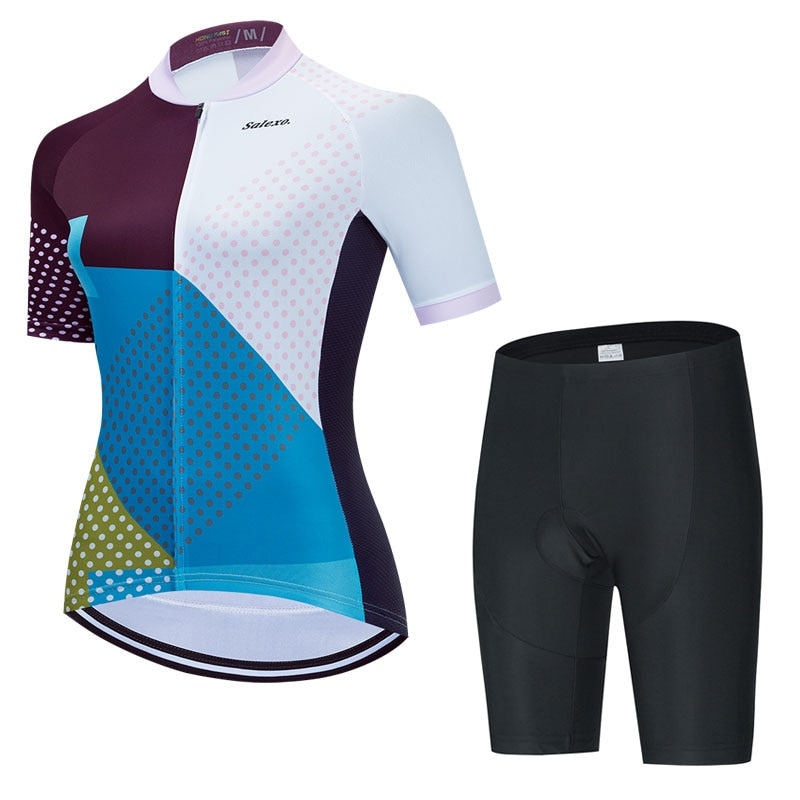 Salexo Women Summer Cycling Jersey