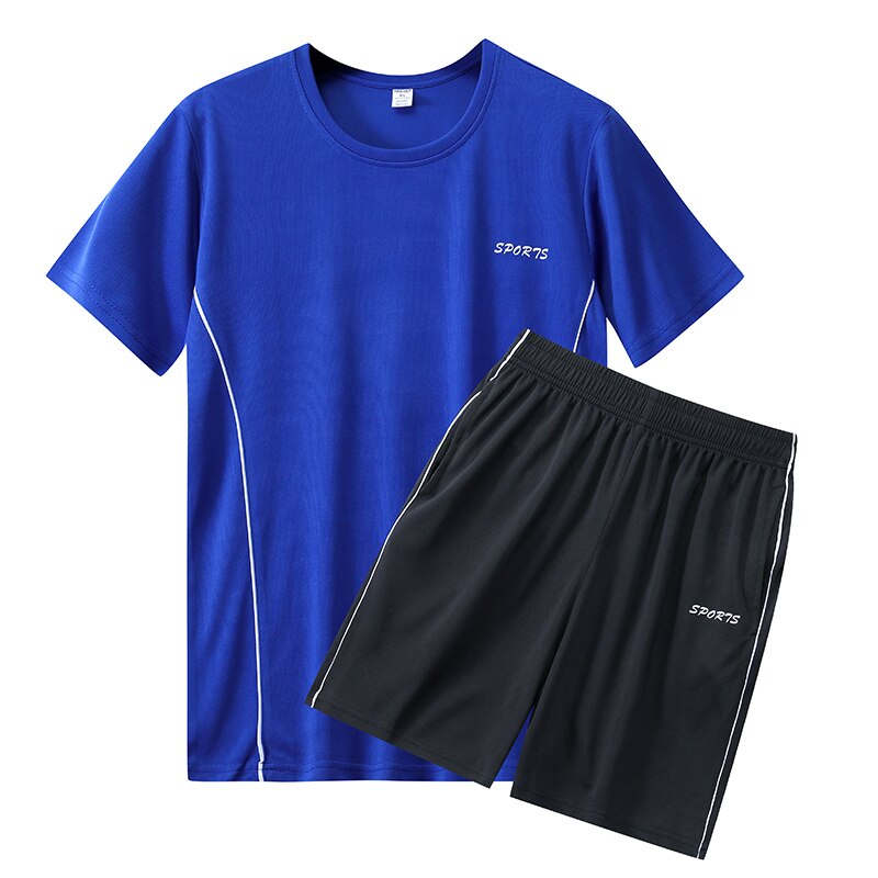 Men Sports T-shirt Shorts Set