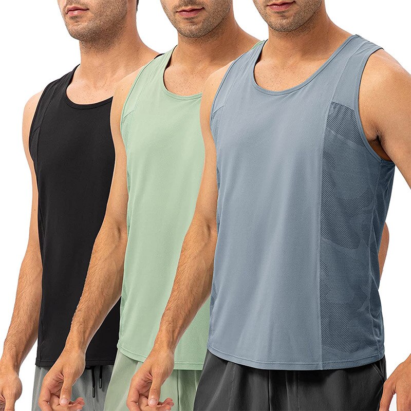 Men Gym Quick-drying Sleeveless T-shirt