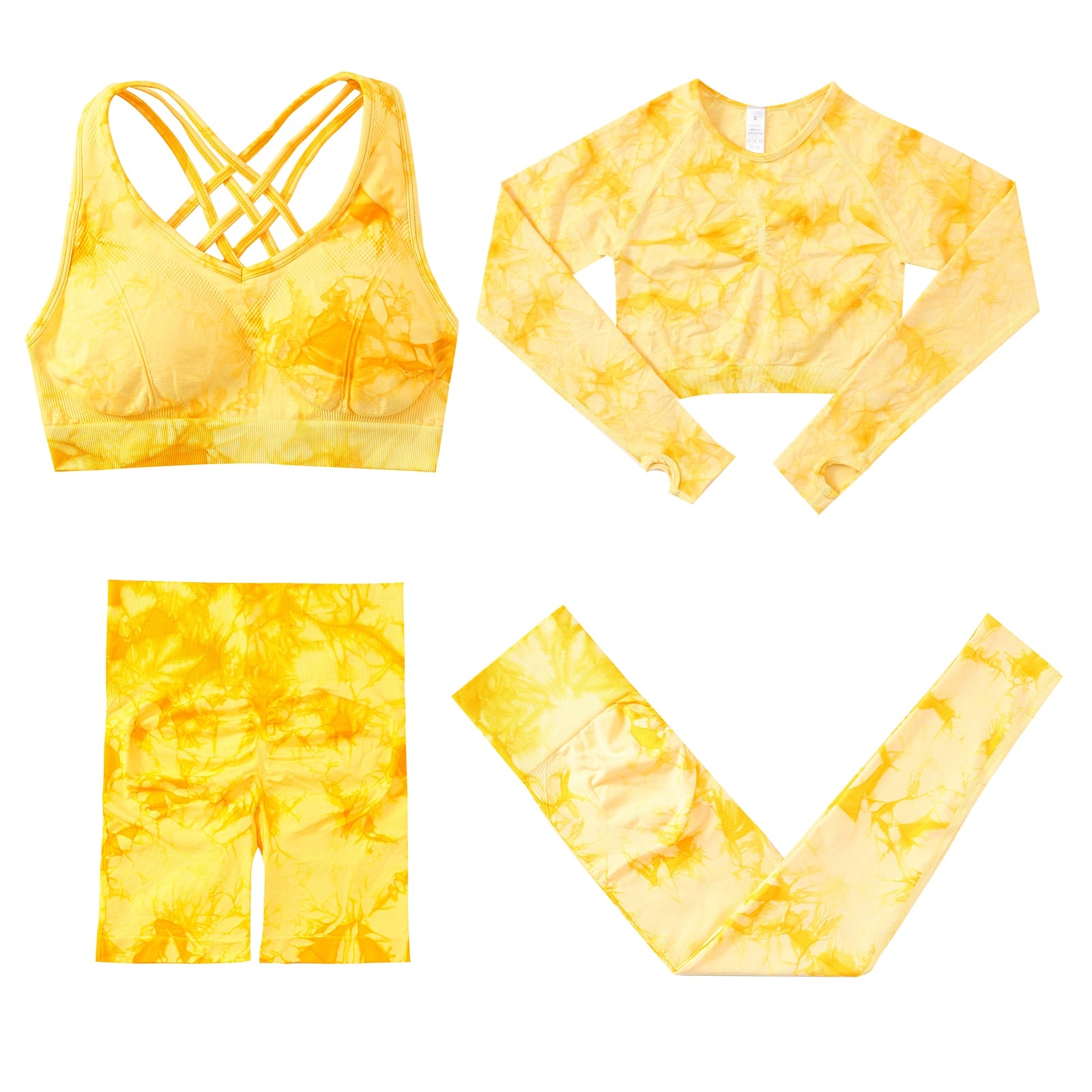 Women Sexy Tie-dye Sportswear 4WLYC-520v17