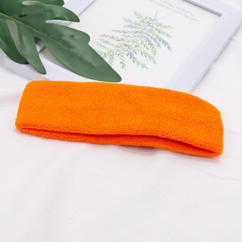 Women Sport Elastic Headbands Orange