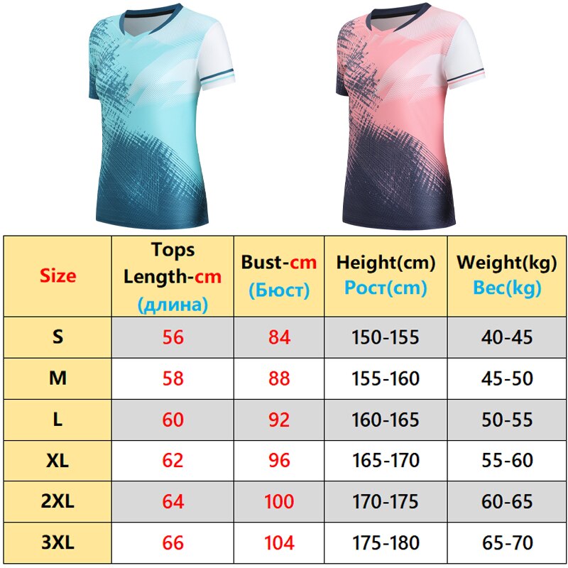 Women Badminton Training Shirts