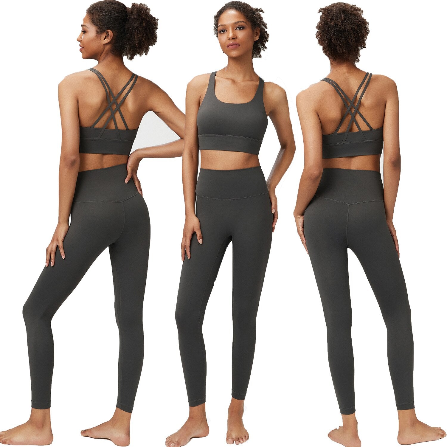 Seamless Women Yoga Sports Suits