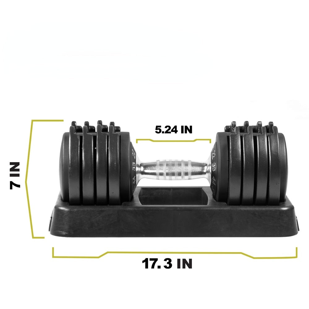 11-55lb Adjustable Dumbbell