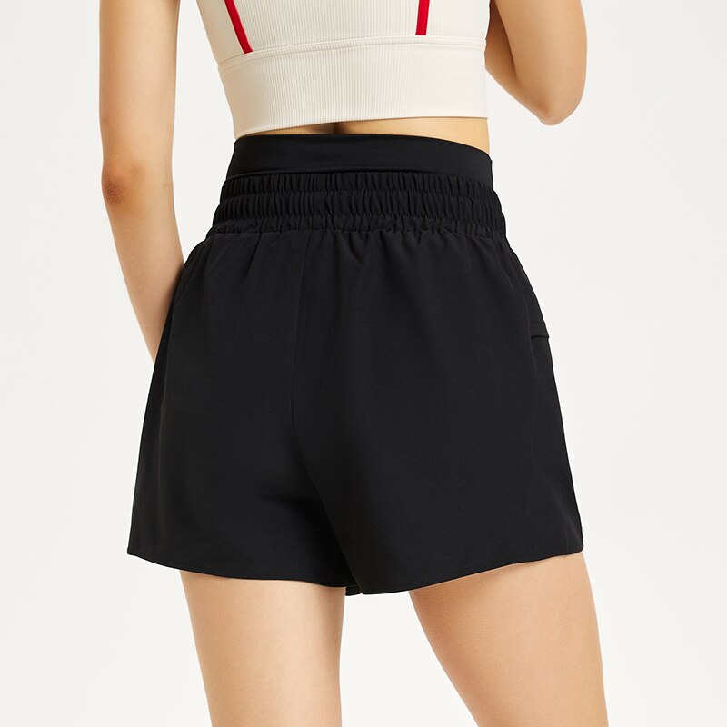 Women 2 In 1 Woven Fitness Shorts