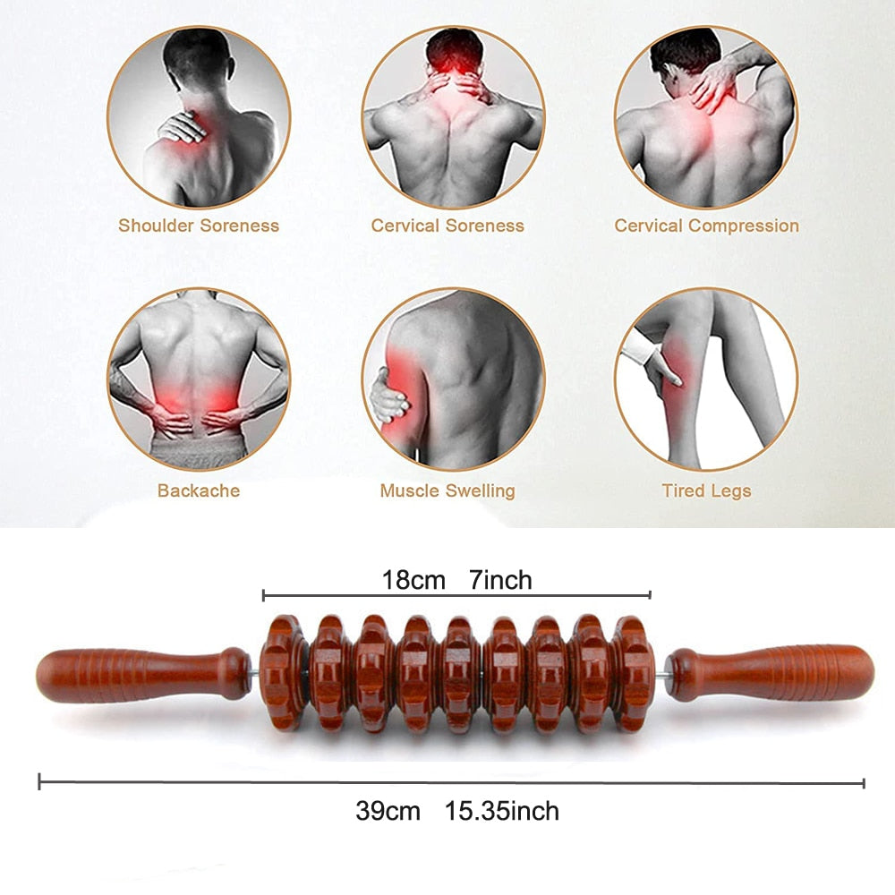 Wooden Massage Roller Style 2