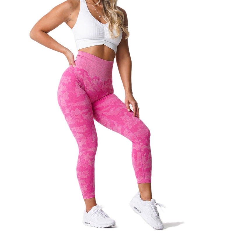 Women Zebra Pattern Seamless Leggings Pants