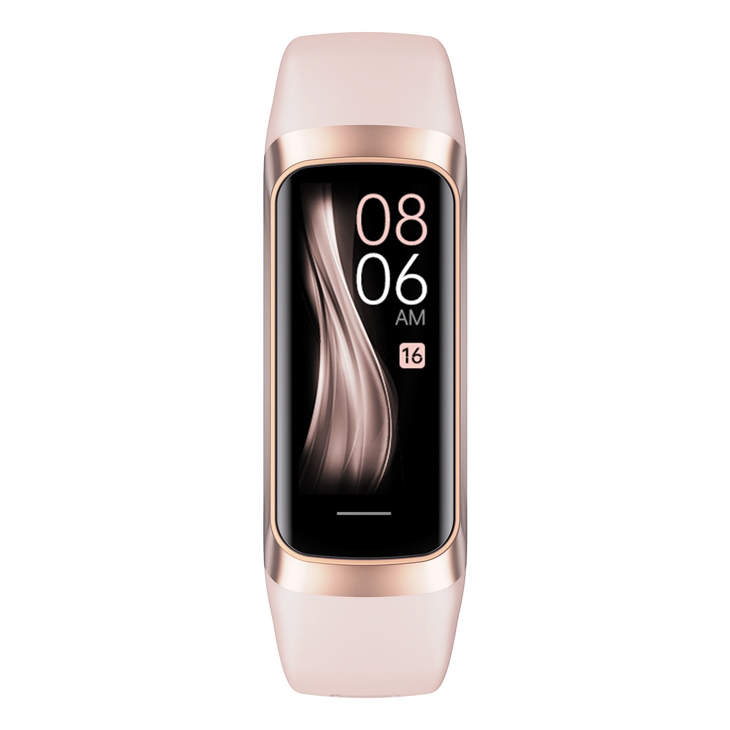 Stylish Fitness Smart Watch Golden Pink