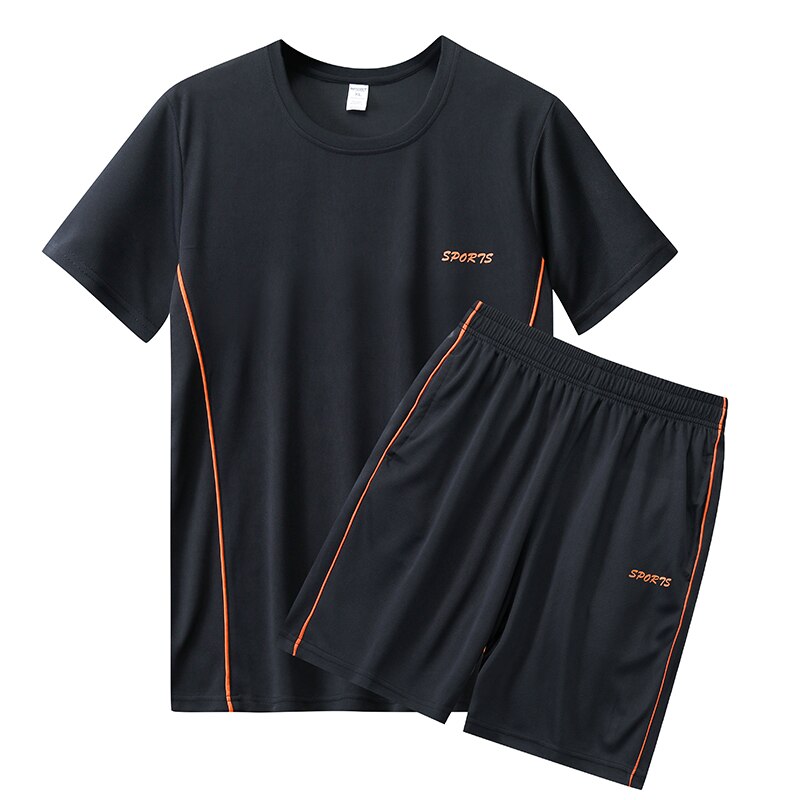 Men Sports T-shirt Shorts Set