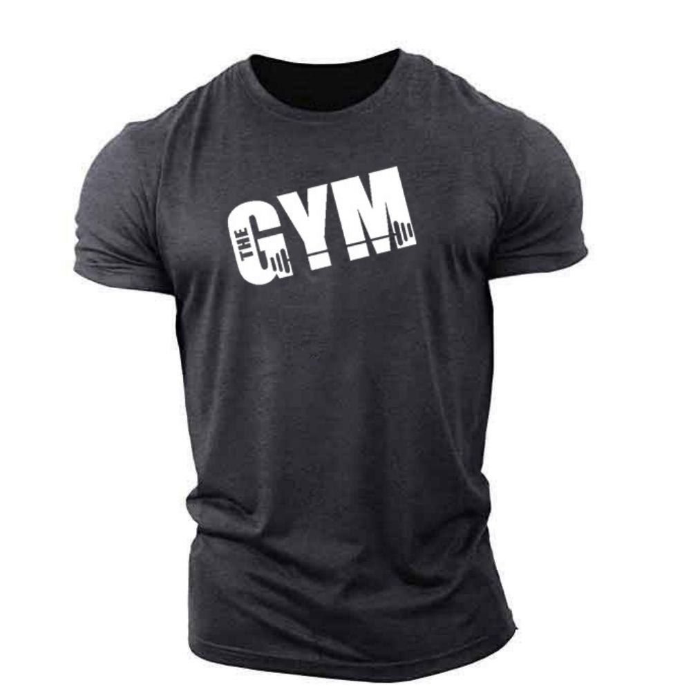 Men 3d GYM Muscle Pattern Tops