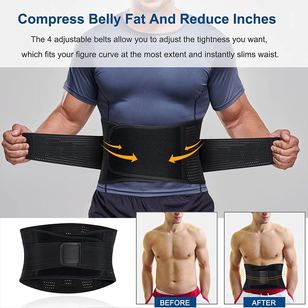 Adjustable Back Lumbar Support Belt