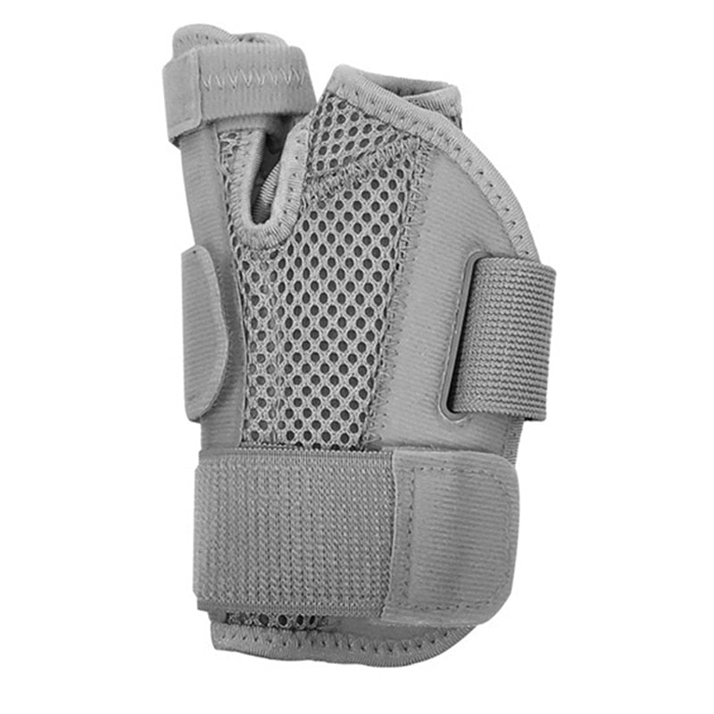 1PC Fitness Thumb Wrist Brace Wraps gray