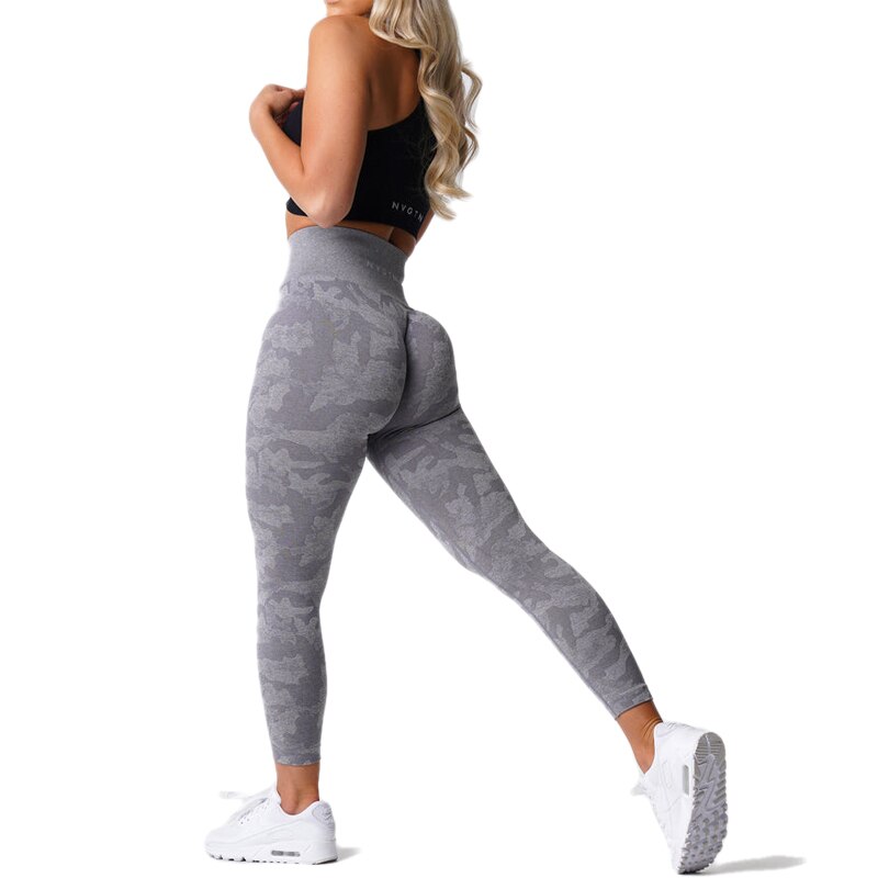 Women Zebra Pattern Seamless Leggings Pants