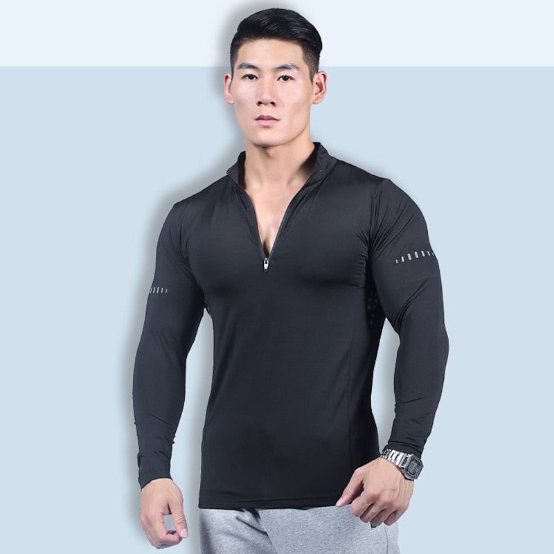 Men Quick Dry breathable Running Shirt