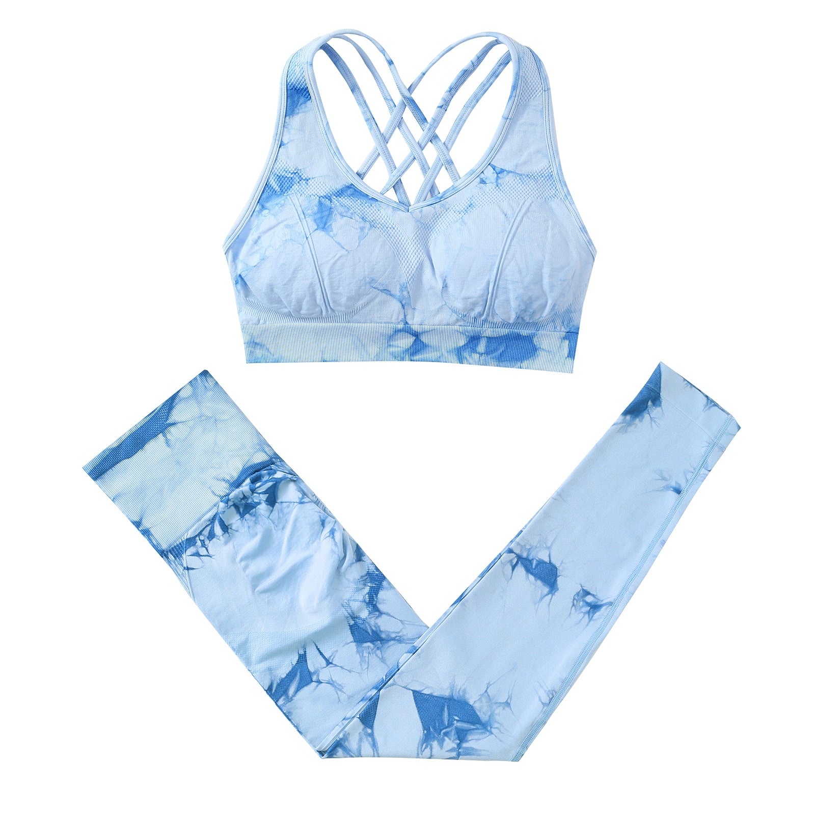 Women Sexy Tie-dye Sportswear 2WC-520v10