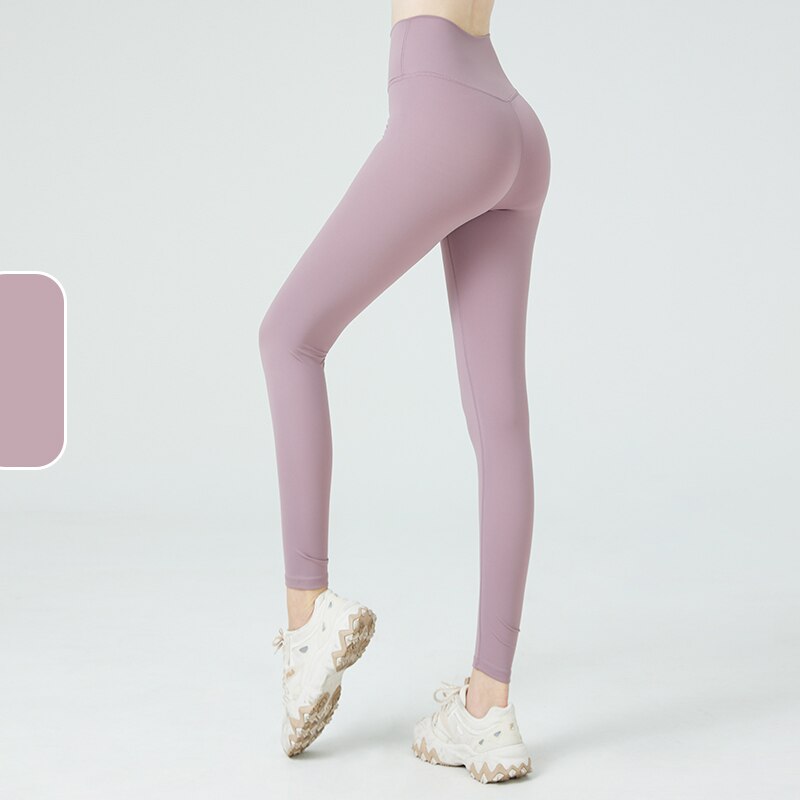Female Gym Athletic Wear Leggings Pink