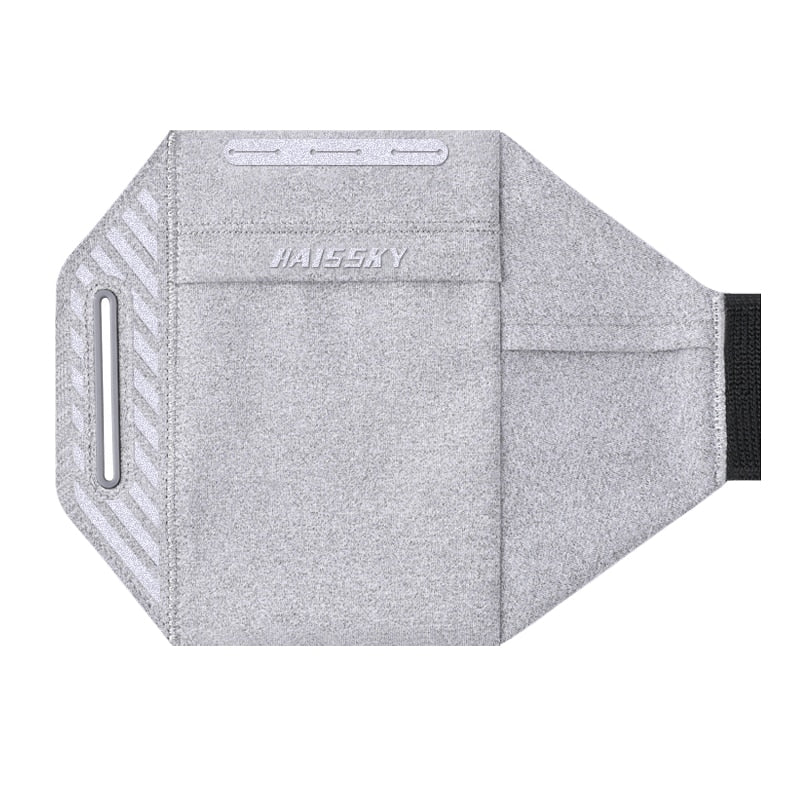 GYM Workout Arm Band Phone Pouch Slevee Grey